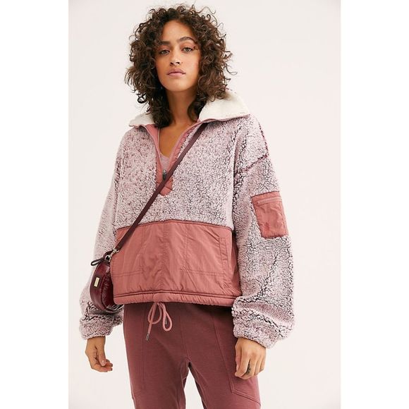 Free People Jackets & Blazers - FREE PEOPLE MOVEMENT BFF Fleece Pullover Large